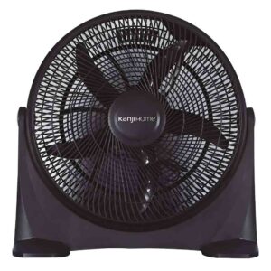 Ventilador De Piso Turbo 14 Pulgadas 60w Kanji Kjh-fh1405 Ep 35.56 Cm Negro Negro Plástico 5