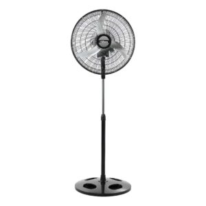 Ventilador De Pie Liliana Vpm2016 20 Aspas Metálicas 50.8 Cm 50 Hz X 60 Hz Negro Plateado Metal 3
