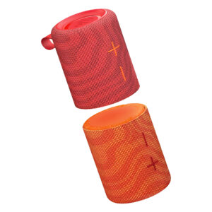 Parlante Portatil Stromberg Mega Twin Lava 2 En 1 Ipx4 Usb-c Naranja