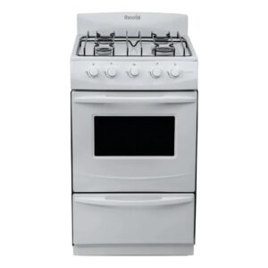 Cocina Escorial Candor GAS ENVASADO color blanca puerta con visor