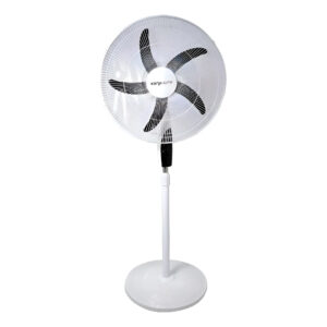 Ventilador De Pie Kanji Kjh-fh1212 50.8 Cm Blanco 50.8 Cm Blanco Negro Plástico 5