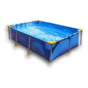 Capacidad de agua: 3900 L Forma: rectangular. Con estructura reforzada. Con válvula de desagüe