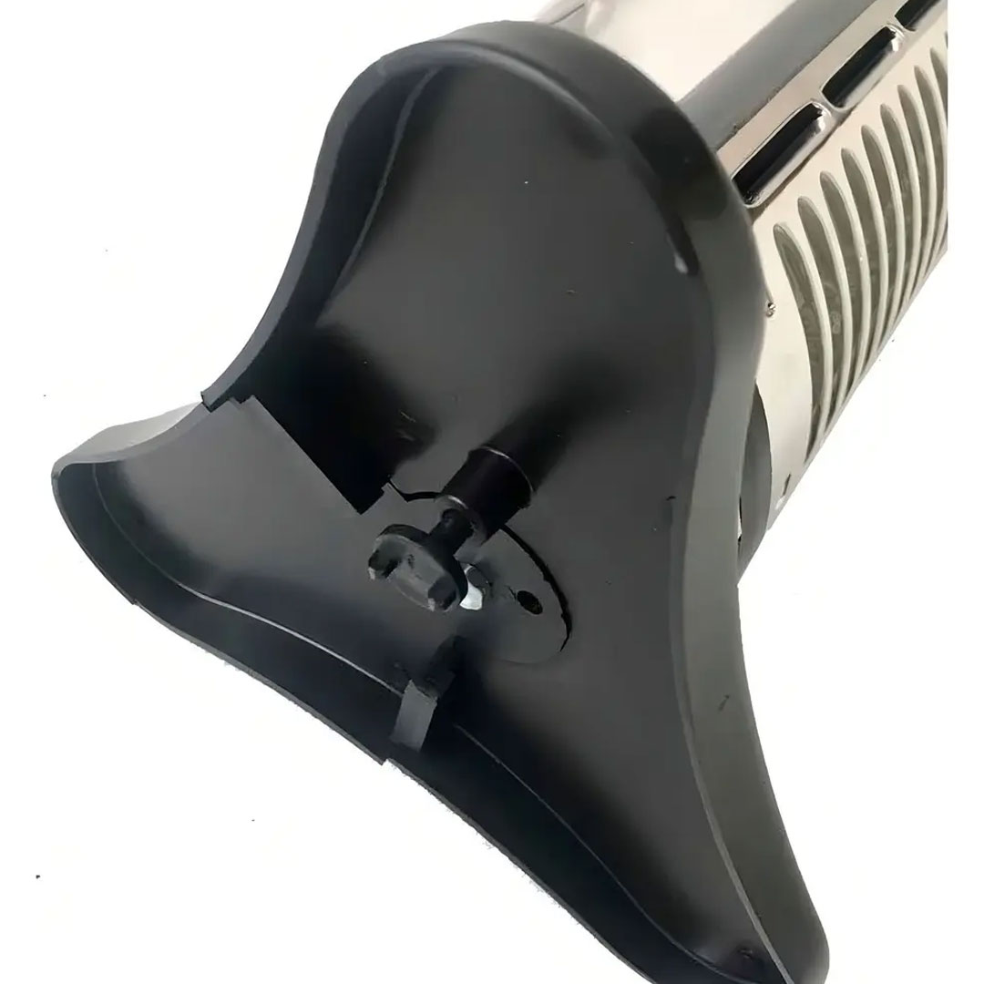 Estufa Eléctrica Magiclick Vertical Cuarzo 2 Velas 1200w Calefactor Cromado - Image 4